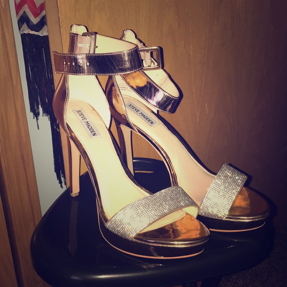 Steve Madden high rose gold high heels